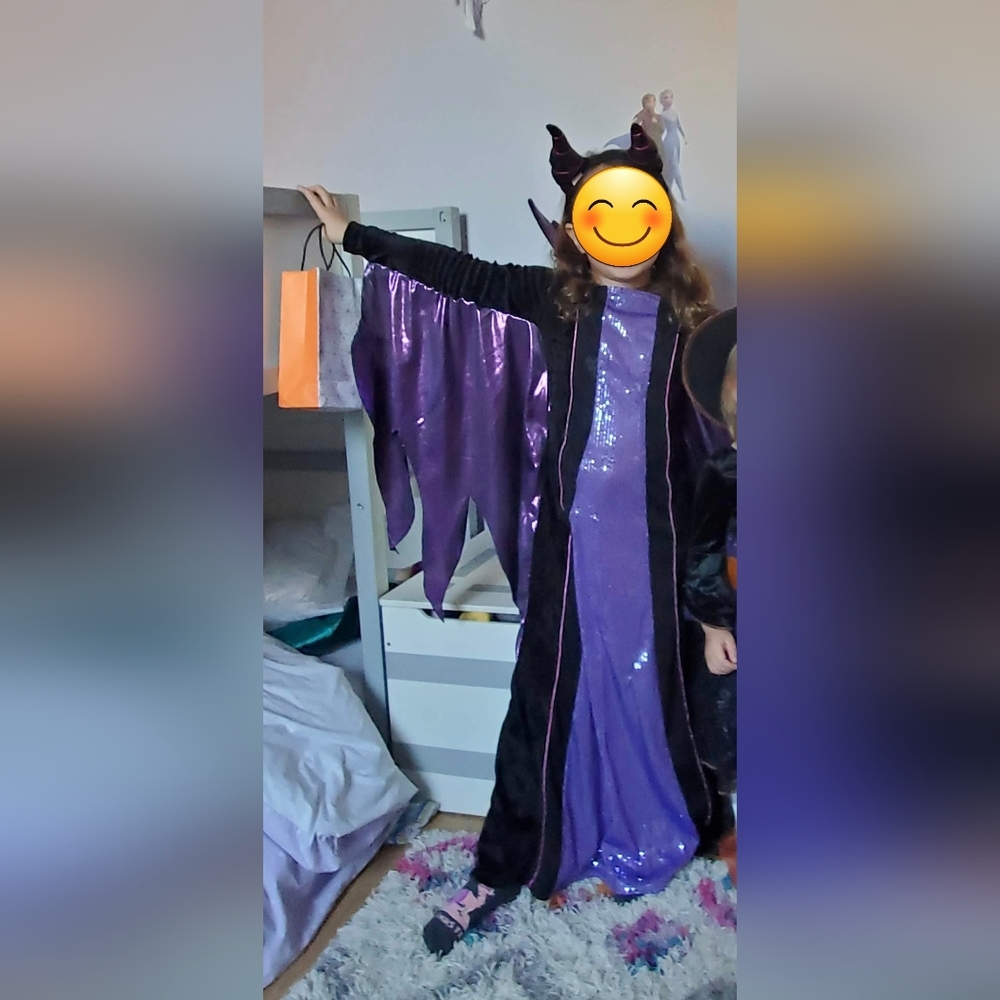Kids Maleficent costumer